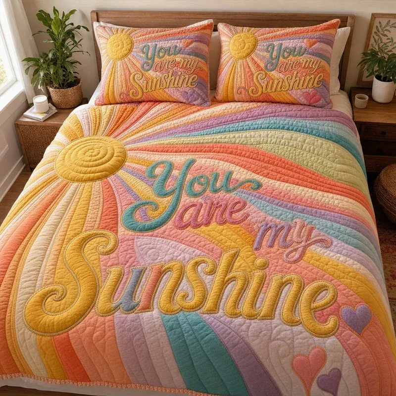 Little Sunshine Bamboo Quilt Bedding Set