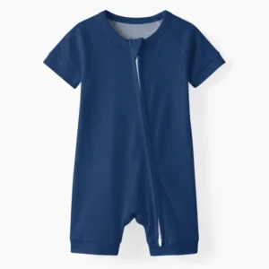 Tahoe Bamboo Shorty Zippered Romper