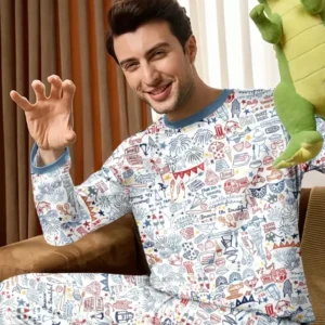 Liberty Doodle 250th Family Matching Bamboo Men's Pajama Set