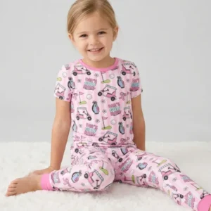 Dad's Golf Buddy Bamboo Two Piece Short Sleeve Pajama Set