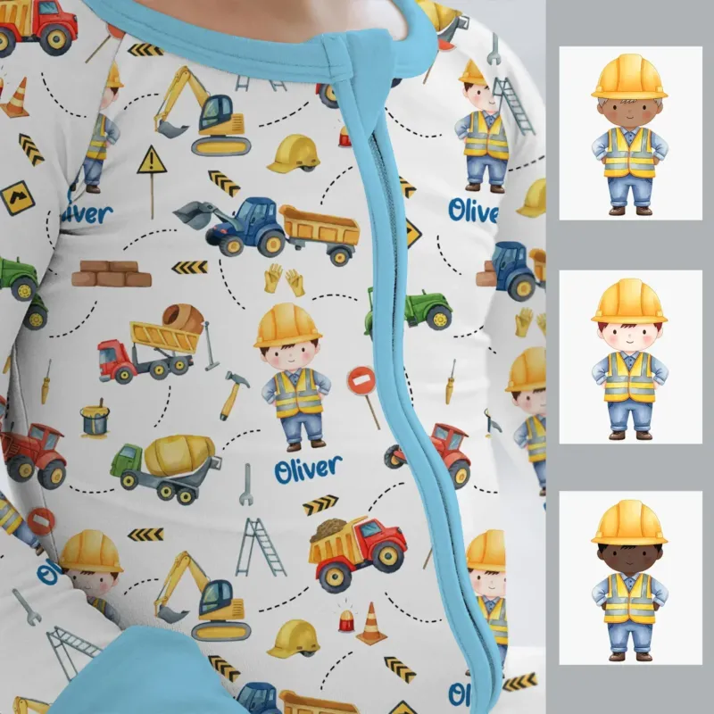 Custom Character Little Digger Adventures Bamboo Convertible Zippy