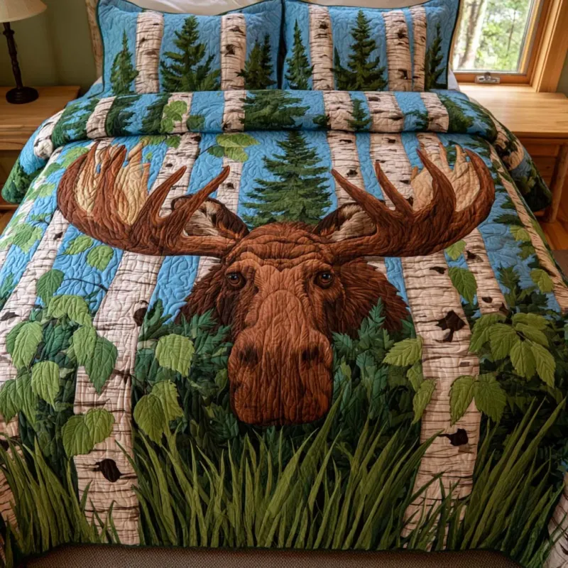 Northern Escape Bamboo Quilt Bedding Set