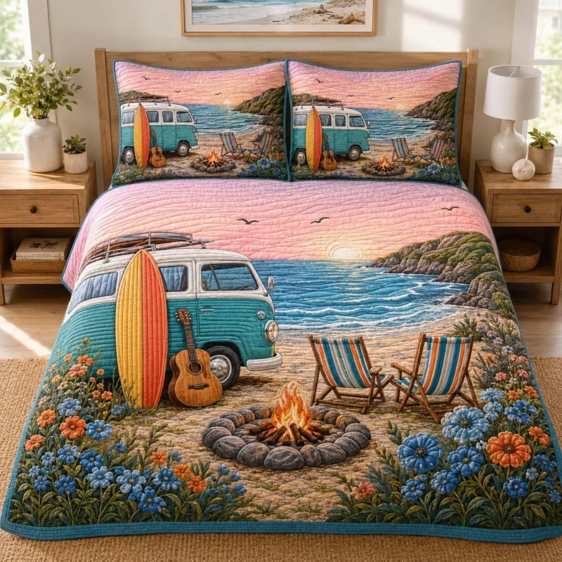 Open Sky Journey Bamboo Quilt Bedding Set