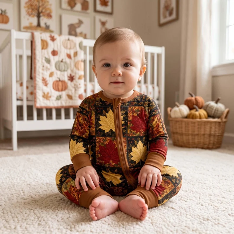 Rustic Autumn Charm Bamboo Convertible Zippy