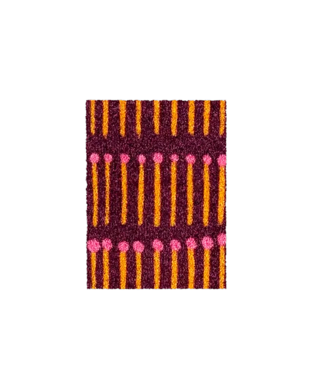 (SAMPLE) Matches Doormat Bordeaux Sun
