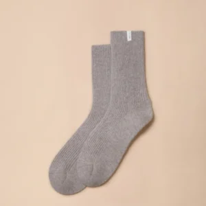 Cashmere & Merino Socks in Oatmeal