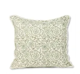 Evelyn Square Floral Pillow 20"x20"