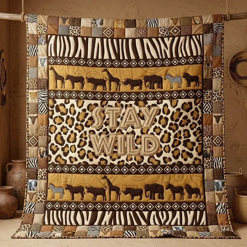 The Wild Call Bamboo Quilt Blanket