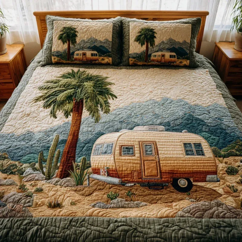 Wilderness Escape Bamboo Quilt Bedding Set