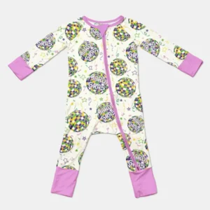 Mardi Gras Disco Ball Bamboo Convertible Zippy