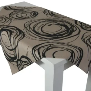 XS Mitteldecke ca. 60x60 cm in toffee beties "Mystik"