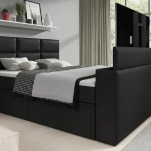 Boxspringbett Citaro mit TV Lift, USB und Stauraum - Luxusbetten24