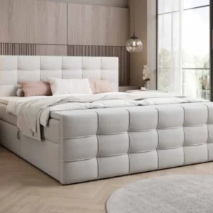 Boxspringbett Luxor Kunstleder mit Stauraum - Luxusbetten24