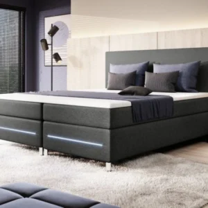 Boxspringbett Simple mit LED - Luxusbetten24