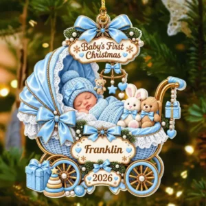 First Christmas 2026 - Personalized Acrylic Ornament
