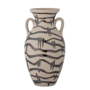Vase „Alura“ – Schwarzes Steingut