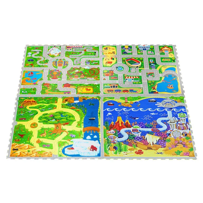Foam Puzzlematte - Max Dino Bunt