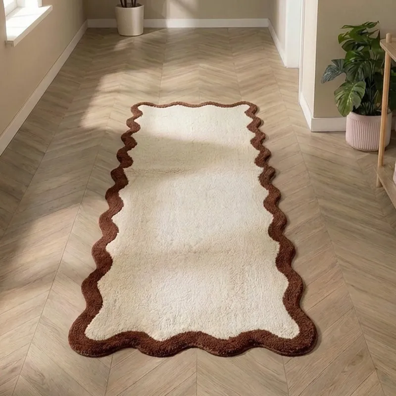 Washable Runner – Hazy Brown/Cream