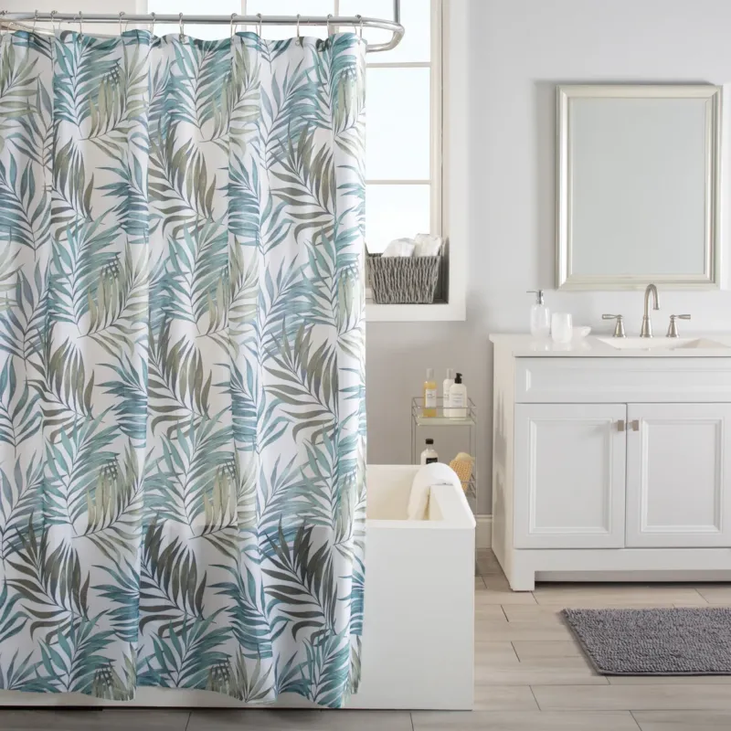 Key Largo Fabric Shower Curtain 71" x 71"
