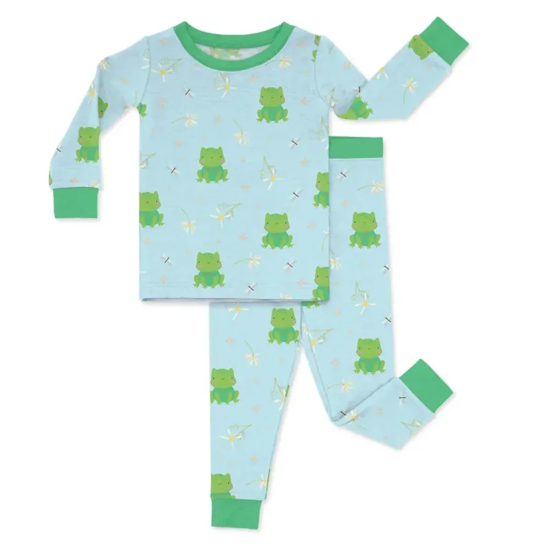 Leaping Love Two Piece Pajama Set , Leaping Love Two Piece Pajama Set - 12-18M