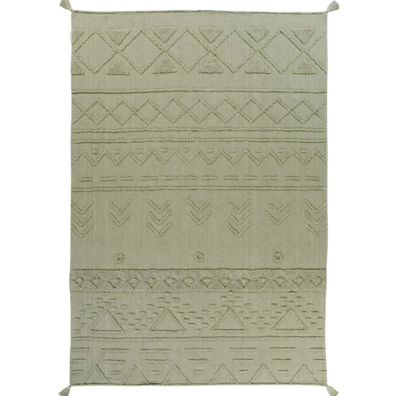 LORENA CANALS - Tapis Lavable Tribu Olive 170 X 240 cm
