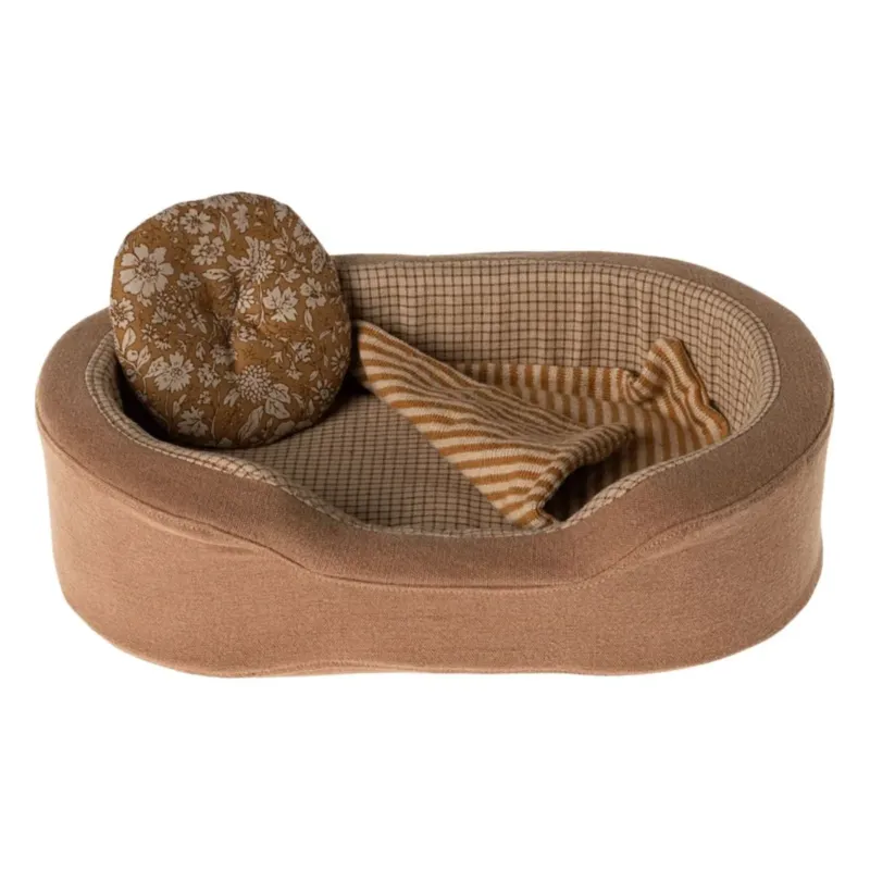 MAILEG - Panier Douillet, Small - Marron