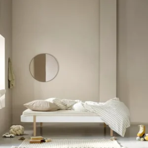 OLIVER FURNITURE - Lit 120 Wood Lounger, Blanc/Chêne