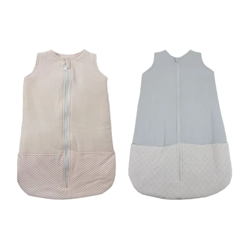 Baby Schlafsack » 100% Baumwolle » Ganzjahresschlafsack 70cm » Säuglinge & Neugeborene 0-9 Monate » 2-Wege-Reißverschluss