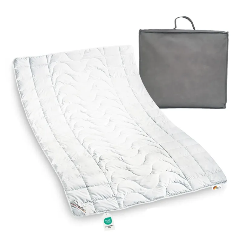 Kamelhaarbettdecke 135 x 200 cm Sommer 100% Kamelhaar